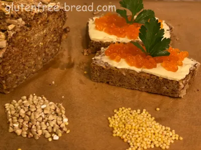 Buckwheat Millet Flaxseed Bread