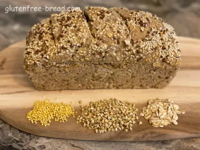 Buckwheat Millet Oat Bread