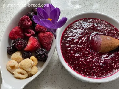 Chia Seed Jam with Frozen Fruit