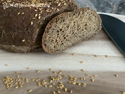 Golden Flaxseed Psyllium Husk Bread