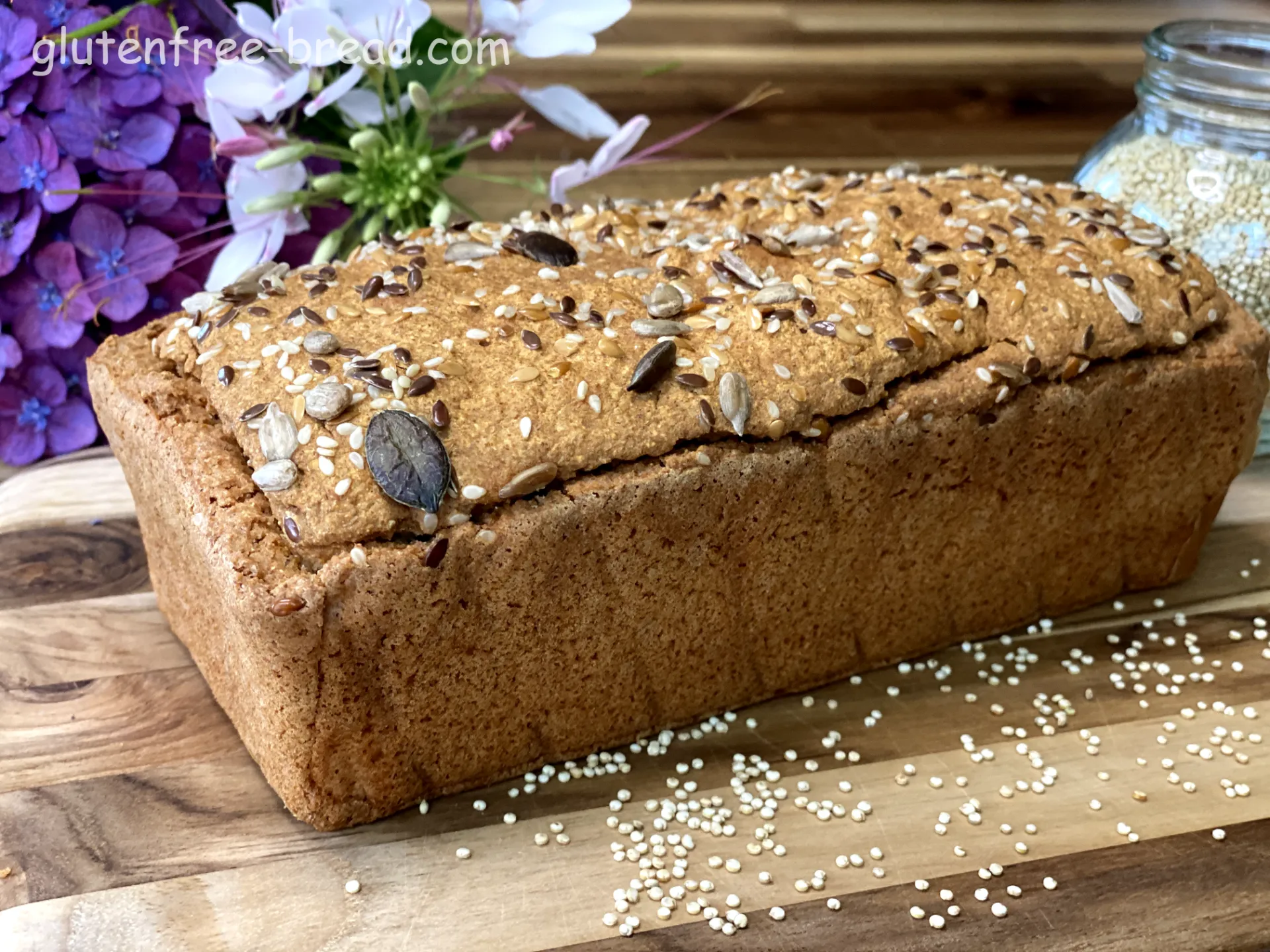 Quinoa Bread 1 Ingredient with Baking Powder