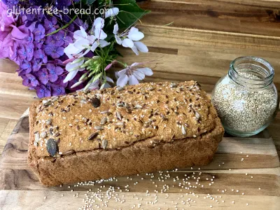 Quinoa Bread 1 Ingredient with Baking Powder