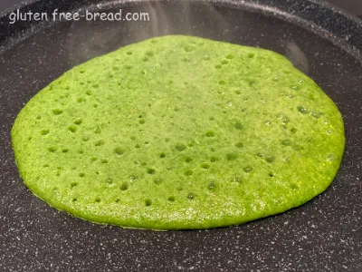 Spinach Oatmeal Crepes