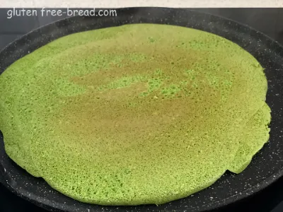 Spinach Oatmeal Crepes