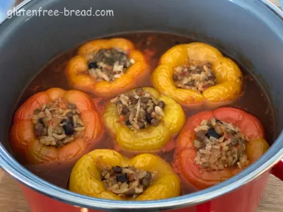 Stuffed Bell Peppers Vegan