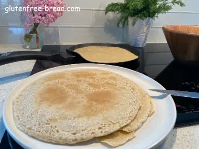 Vegan Oatmeal Crepes